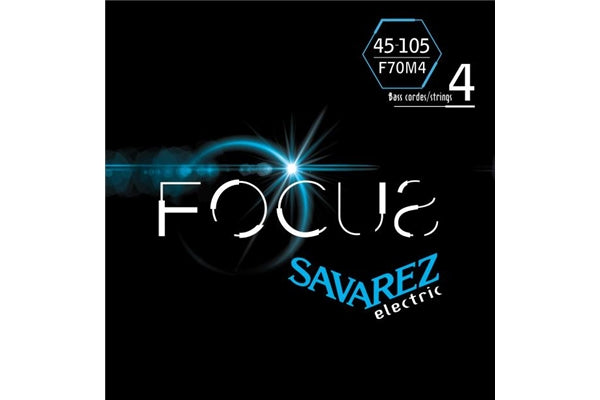 Savarez F70M4 Corde Focus per Basso Elettrico 45-105, Set/4