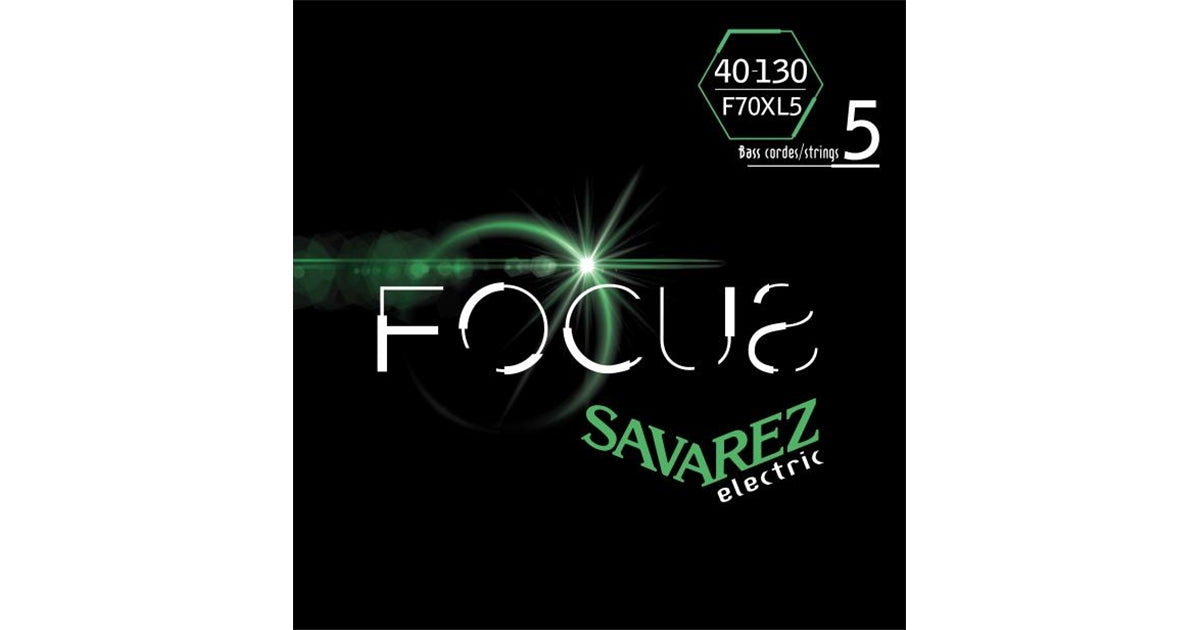 Savarez F70XL5 Corde Focus per Basso Elettrico 40-130, Set/5