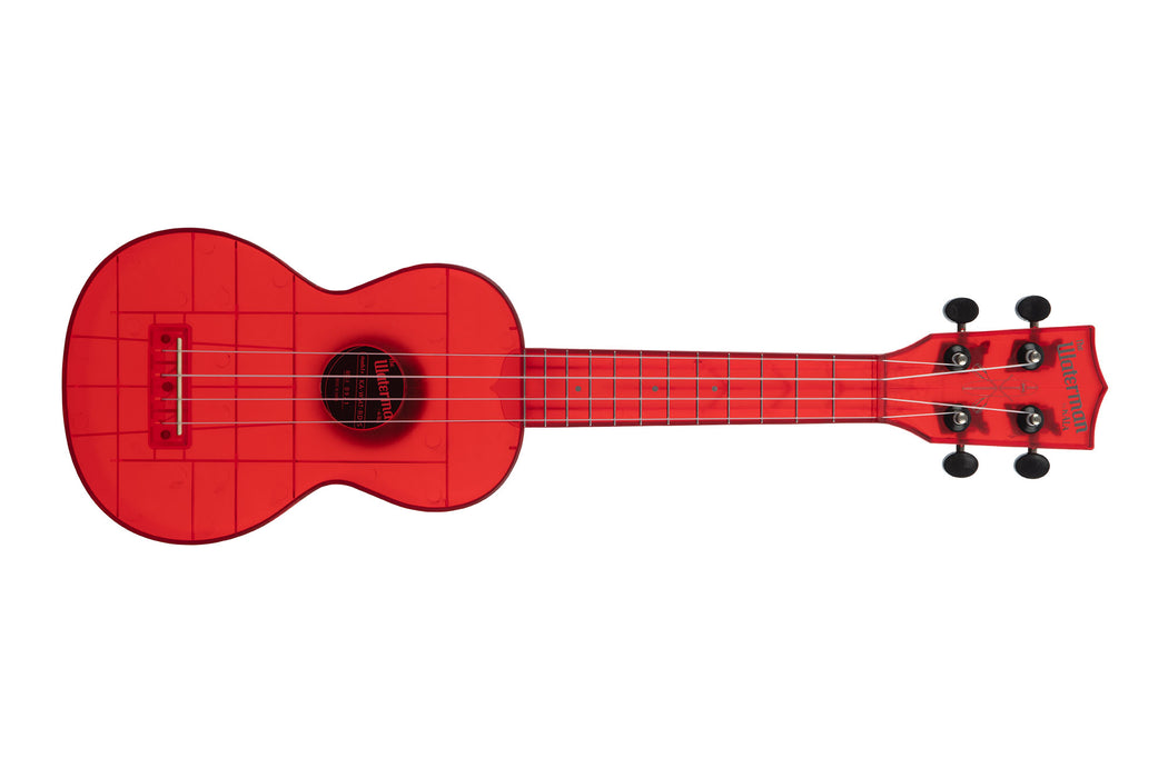 Kala KA-WMT-RD-S - Ukulele soprano Transparent Maritime Red - c/borsa