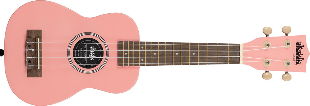 Kala UK-FLAMINGO - Ukulele soprano Flamingo - rosa chiaro - c/borsa