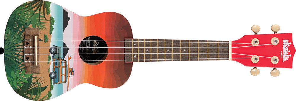 Kala UK-SURFARI - Ukulele soprano c/grafiche - c/borsa