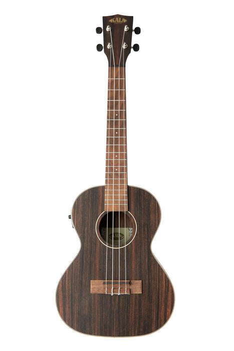 Kala KA-EBY-TE - Ukulele tenore Striped Ebony elettrificato - c/borsa