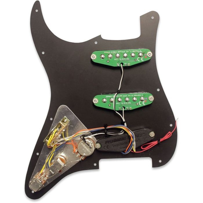 Fishman Fluence Loaded Pickguard Stratocaster 3 Single Width Black