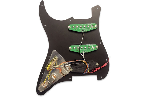 Fishman Fluence Loaded Pickguard Stratocaster 3 Single Width Black