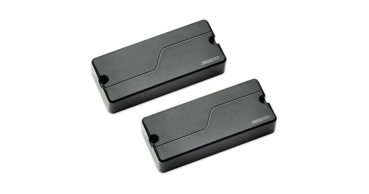 Fishman Fluence Bass Soapbar Black Plastic set/2 4 Corde