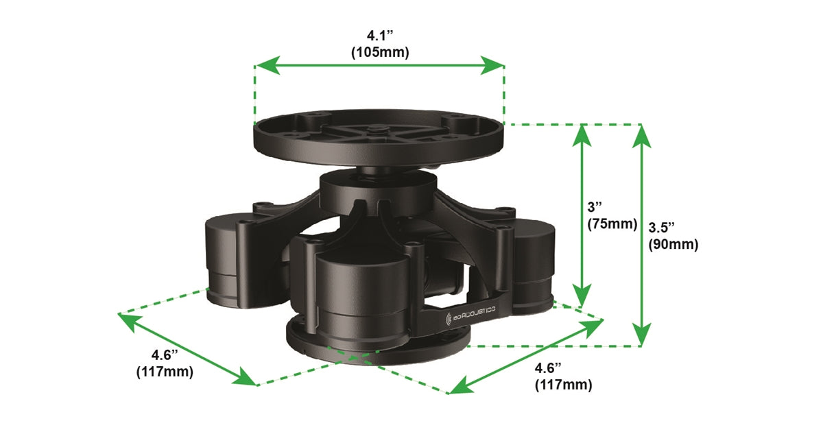 IsoAcoustics V120 Supporto disaccoppiatore