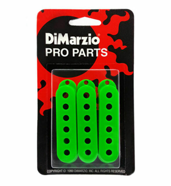 DiMarzio DM2001 - cover per single coil hum canceling - set 3 pezzi - verde