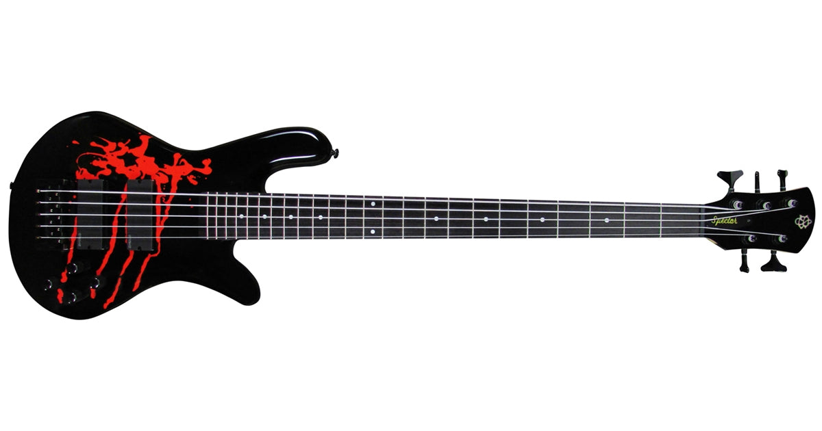 Spector Legend 5 Alex Webster Blood Drip Black