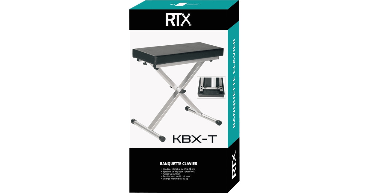 RTX KBX-T Sgabello per Tastiera regolazione Speedlock Titanio