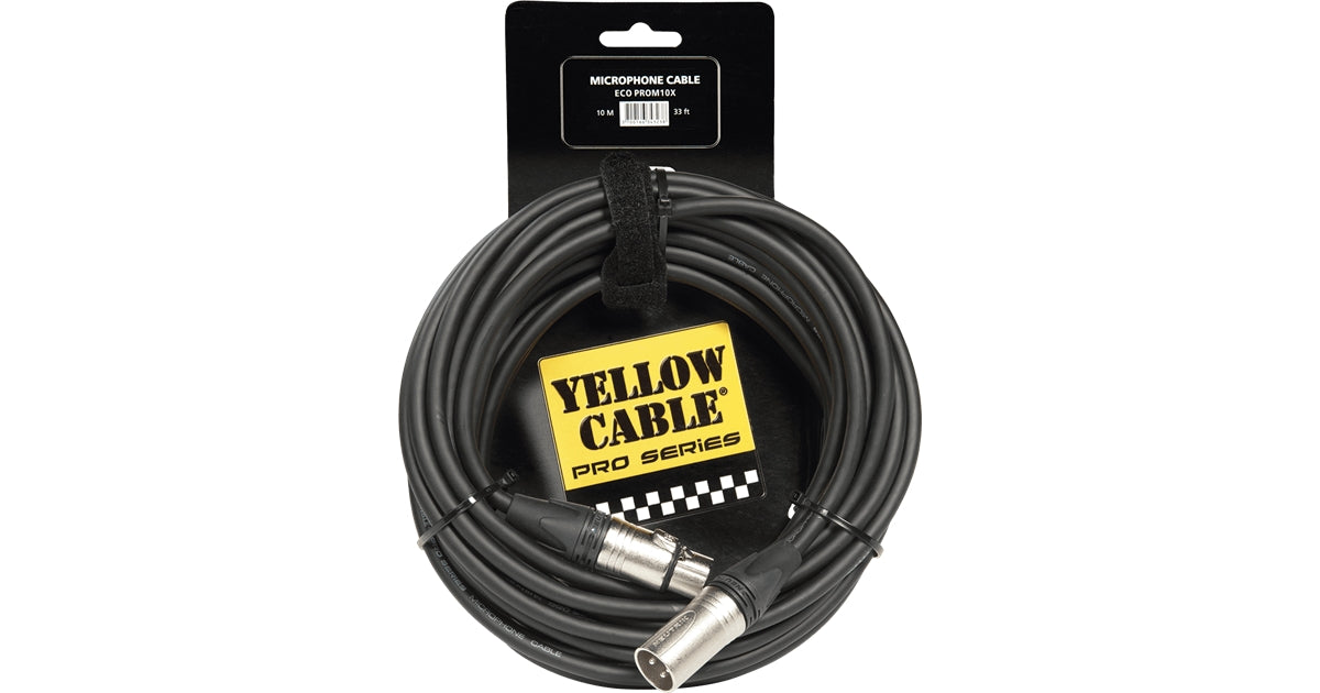 Yellow Cable PROM10X Cavo Microfonico XLR Neutrik 10 m