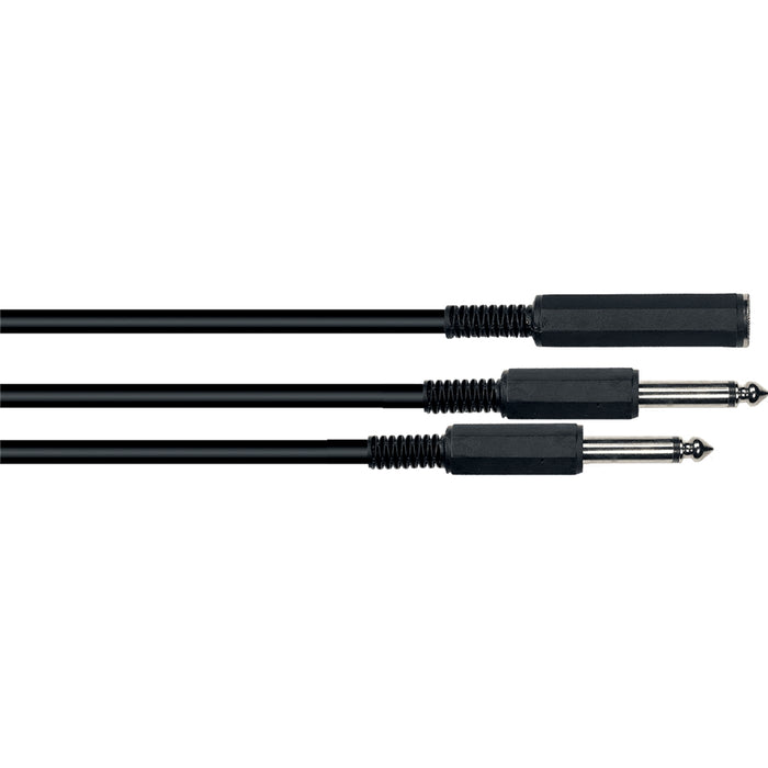 Yellow Cable B2M Cavo Y 2x Jack Mono/1x Mono Femmina