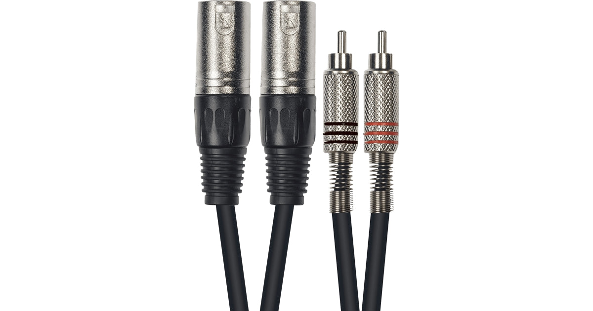 Yellow Cable K09-3 Cavo Segnale 2x RCA maschio/2x XLR Maschio 3 m