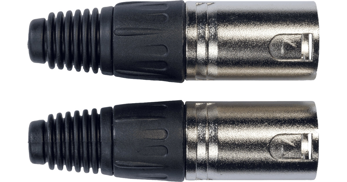 Yellow Cable XLR01 Connettori XLR Maschio 2 Pcs