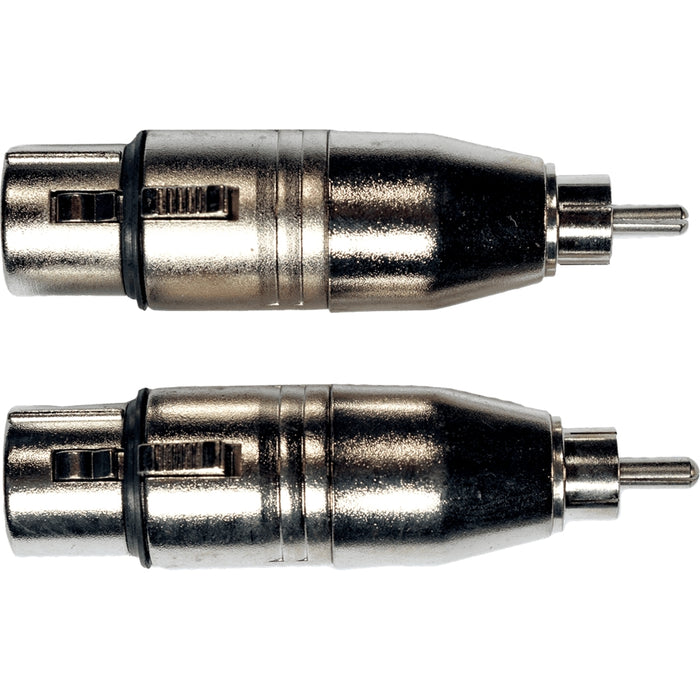 Yellow Cable AD18 Adattatore RCA Maschio/XLR Femmina 2 Pcs