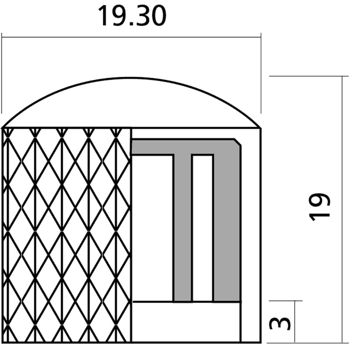 Yellow Parts EZ1223B Manopole di regolazione Metallo Nero 2 Pcs