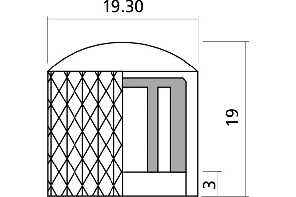 Yellow Parts EZ1223B Manopole di regolazione Metallo Nero 2 Pcs