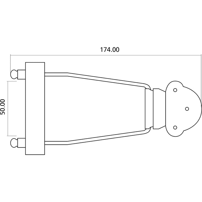 Yellow Parts EZ1299C Cordiera Trapezio 335® Style Cromata