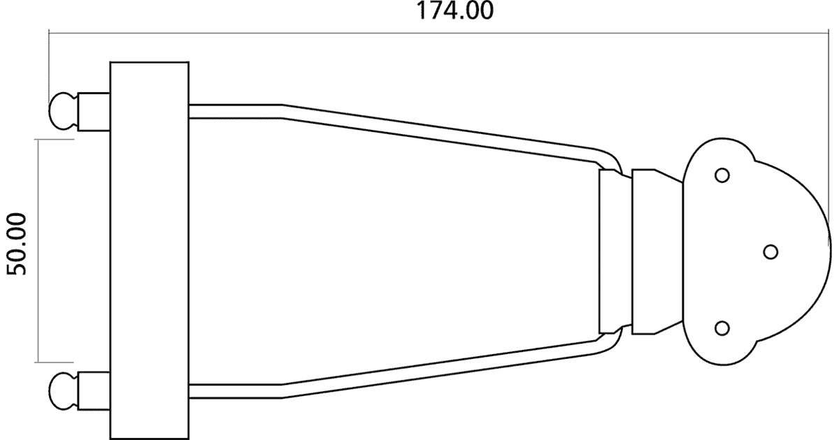 Yellow Parts EZ1299C Cordiera Trapezio 335® Style Cromata