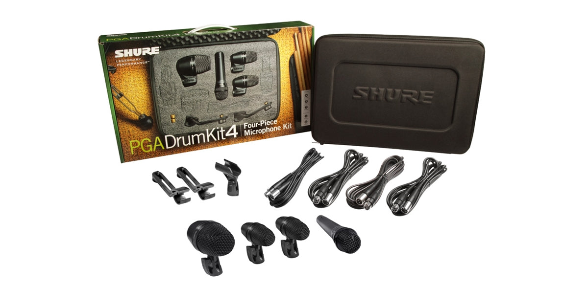 Shure PGADRUMKIT4 Kit da 4 microfoni per batteria