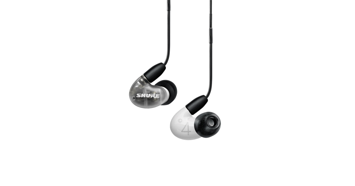 Shure SE42HYW+UNI-EFS AONIC 4 Auricolari colore grigio/bianco