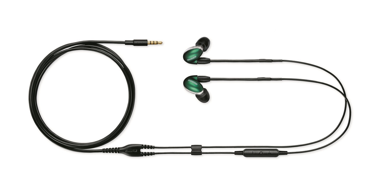 Shure SE846 2 Gen Verde Giada con cavo mic e controller