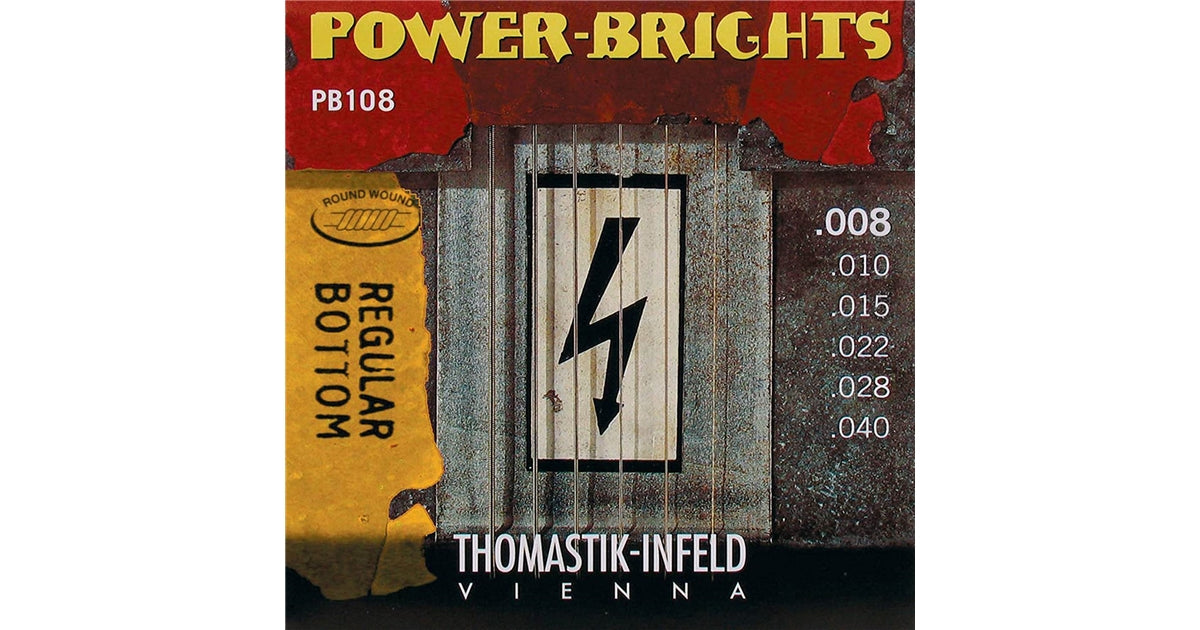 Thomastik Power-Brights PB108 set chitarra elettrica