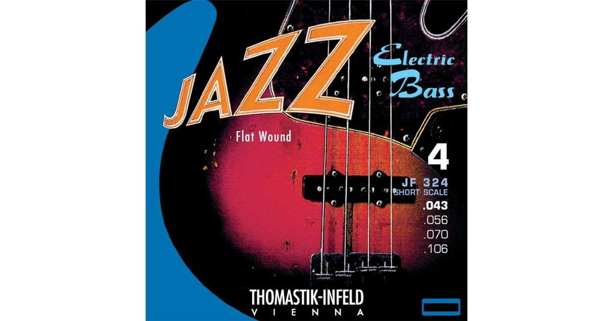 Thomastik Jazz Flat Wound JF324 set basso 4 corde