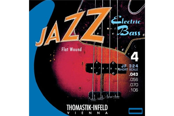 Thomastik Jazz Flat Wound JF324 set basso 4 corde