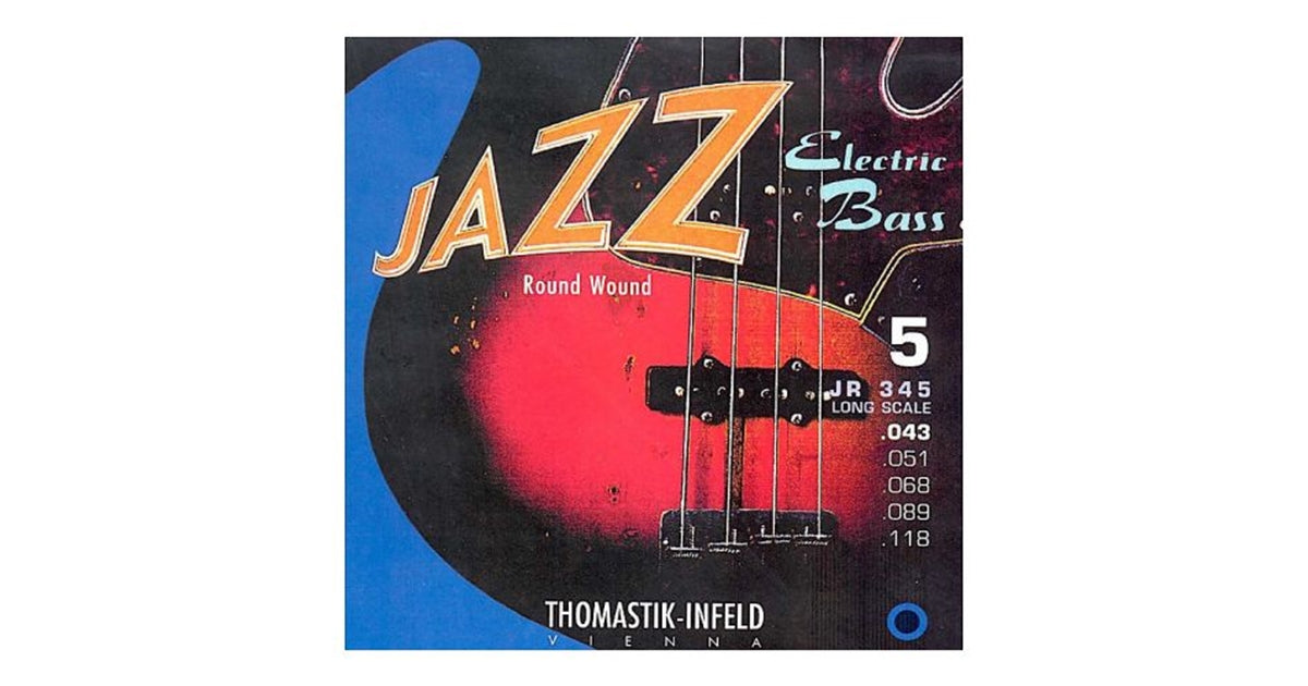 Thomastik Jazz Round Wound JR345 set basso 5 corde