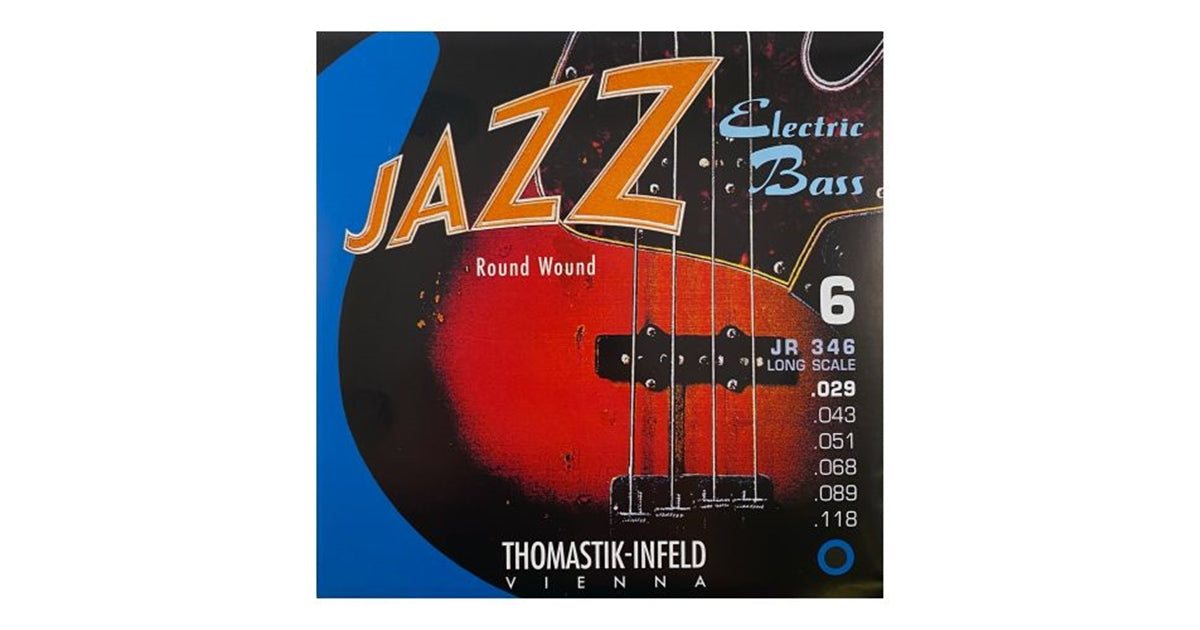 Thomastik Jazz Round Wound JR346 set basso 6 corde