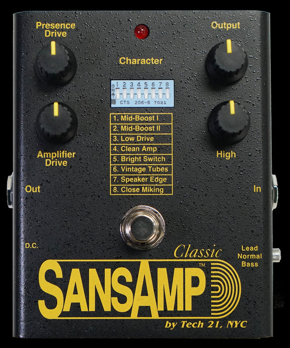 Tech21 SANSAMP CLASSIC - Preamplificatore a pedale