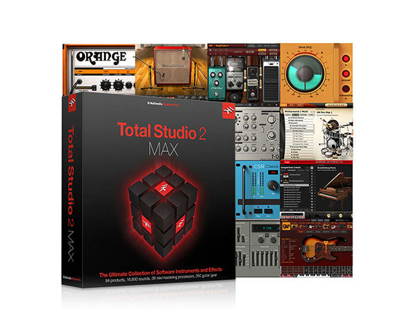 IK Multimedia Total Studio 2 MAX - bundle per MAC e PC (64bit)