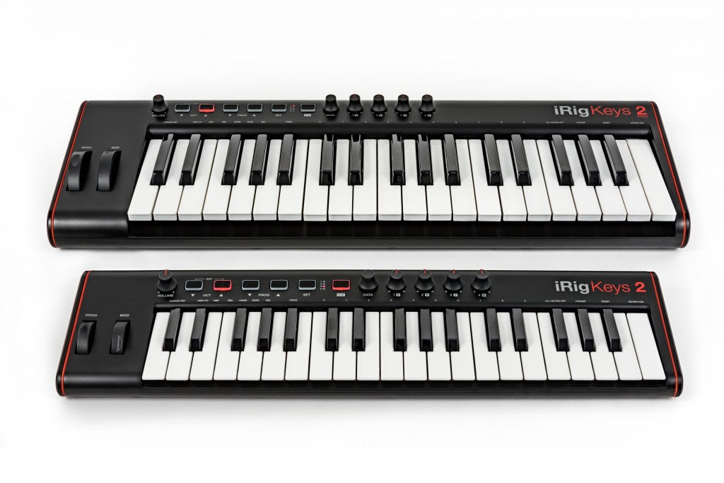 IK Multimedia iRig Keys 2 - Tastiera MIDI/Controller universale con 37 tasti mini