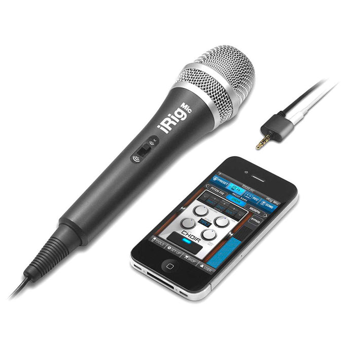 IK Multimedia iRig MIC - Microfono palmare per sistemi Android, iOS e MAC