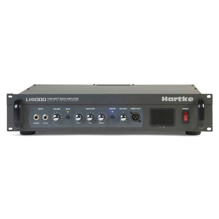 Hartke LH1000 - 1000W @ 4 Ohm/500W @ 8 (bridged mono) - 2 x 225W @ 8/2 x 320W @ 4/2 x 545W @ 2 (dual parallel)