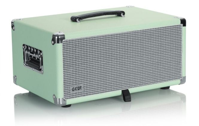 Gator Cases GR-RETRORACK-4SG - Retro Rack da 4U, profondità 12,5'' - Seafoam Green