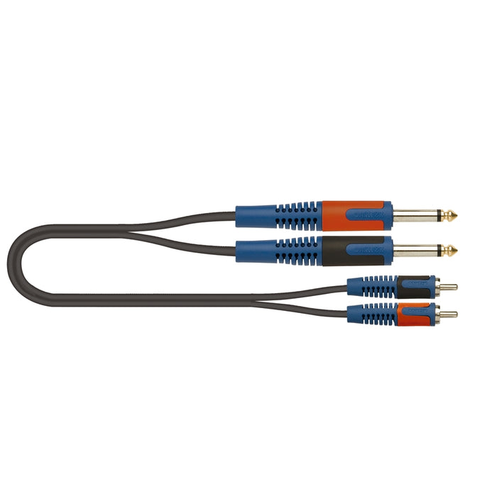 Quik Lok RKSA/130-2 - 2 Jack Mono/2 RCA Maschio