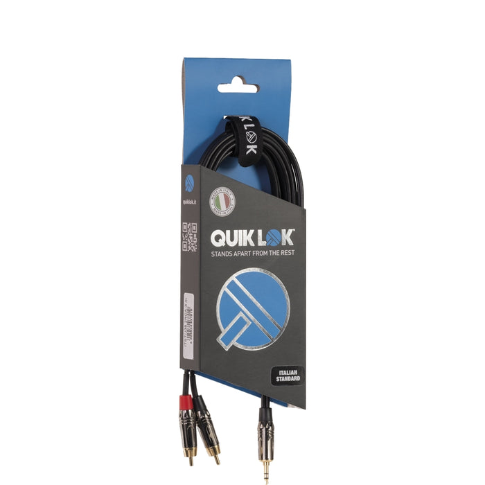 Quik Lok ITST/J352RCA-1 Jack Stereo/2 RCA 1 mt