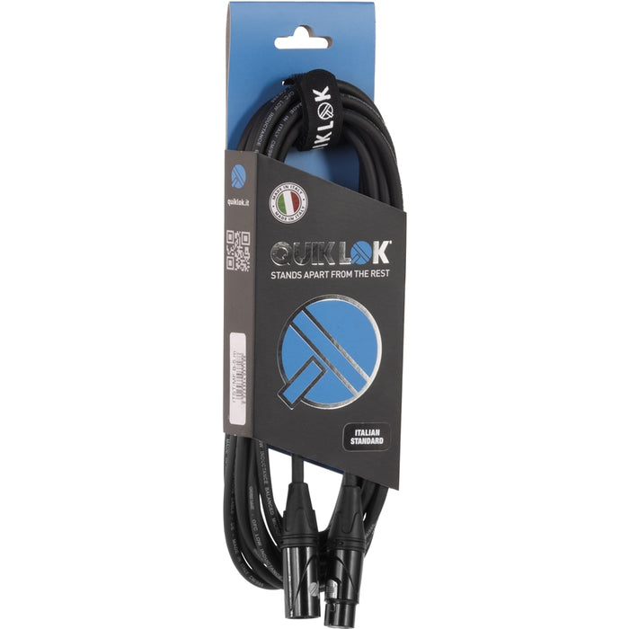 Quik Lok ITST/MF-3 B XLR Maschio/XLR Femmina 3 mt