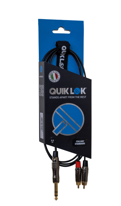 Quik Lok ITST/JS2RCA-2 JS 6.3/2xRCA 2 mt