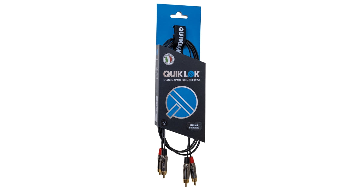 Quik Lok ITST/4RCA-2 2xRCA/2xRCA 2 mt