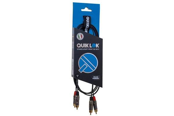 Quik Lok ITST/4RCA-2 2xRCA/2xRCA 2 mt