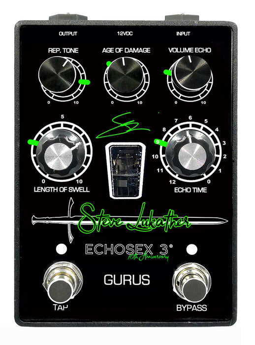 Foxgear GURUS ECHOSEX 3° - 10° Anniversario Lukather Signature - Pedale delay per chitarra