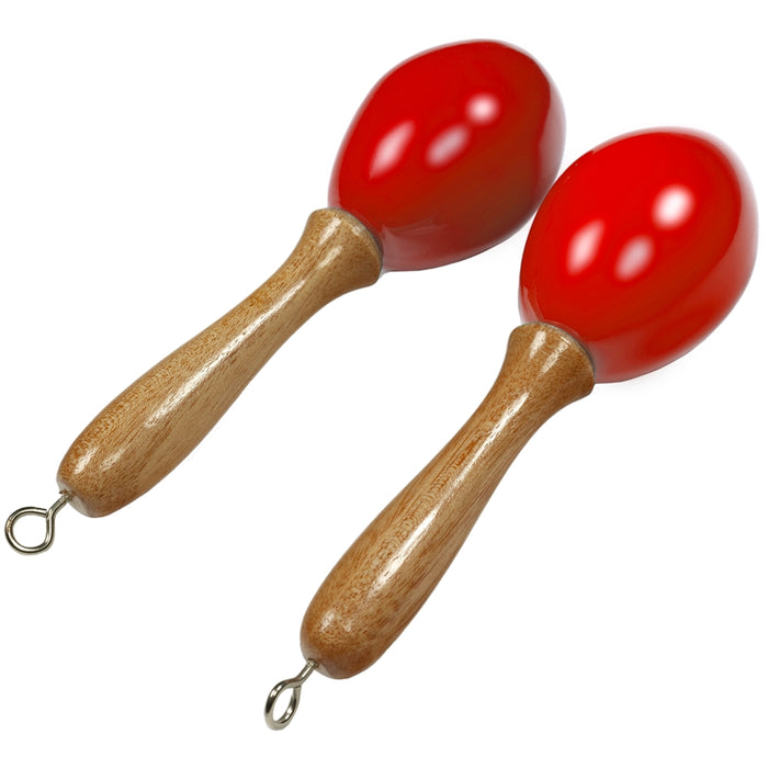 Tanga MARACAS-ROUGE-S Maracas piccole in legno - Rosse