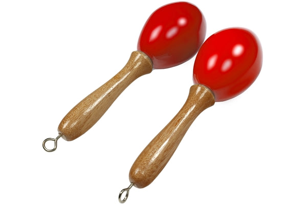 Tanga MARACAS-ROUGE-S Maracas piccole in legno - Rosse