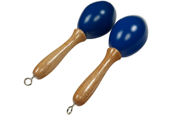 Tanga MARACAS-BLEU-S Maracas piccole in legno - Blu