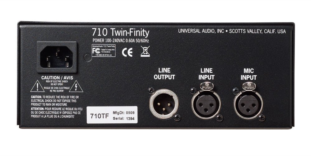 UNIVERSAL AUDIO 710 Twin-Finity