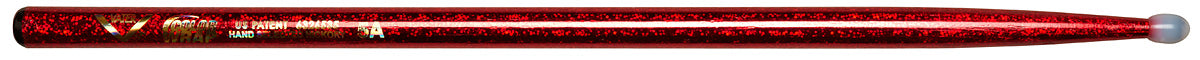 Vater VCR5AN ''Color Wrap Los Angeles 5A Red Sparkle Nylon'' - L: 16'' | 40.64cm  D: 0.570'' | 1.45cm - American Hickory