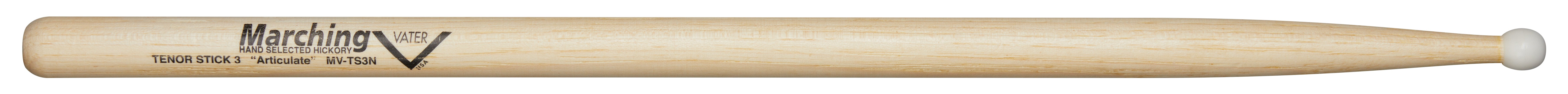 Vater MV-TS3N  ''ARTICULATE Tenor Stick'' Nylon - L: 16 1/8'' | 40.96cm  D: 0.680'' | 1.73cm - American Hickory