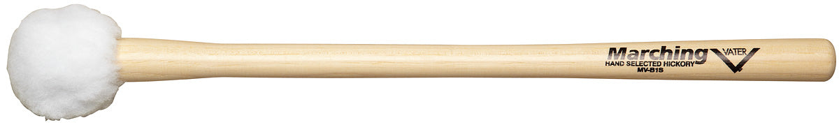 Vater MV-B1S ''Puff Marching Bass Drum Mallet'' - Battente in lana sintetica - Per grancasse da 16'' a 18''